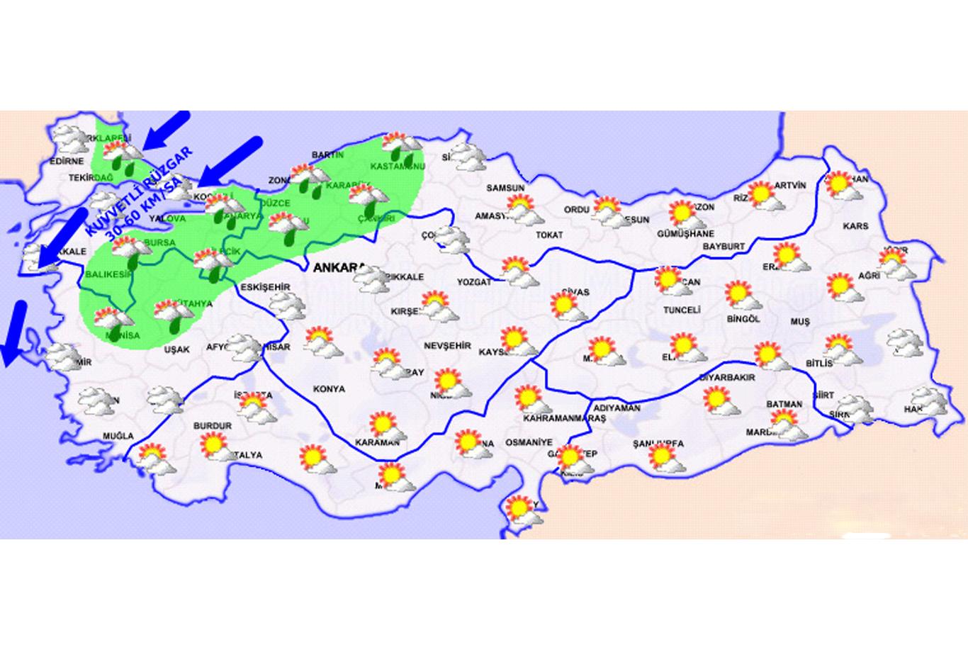 Türkiye genelinde hava durumu nasıl olacak? Türkiye genelinde hava durumu nasıl olacak?